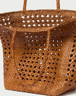 Loeffler Randall Angelo Timber Woven Leather Tote| Totes