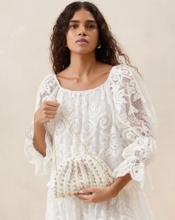 Loeffler Randall Bailey Blue/Crystal Dome Clutch| SOMETHING BLUE|FOR THE GUESTS