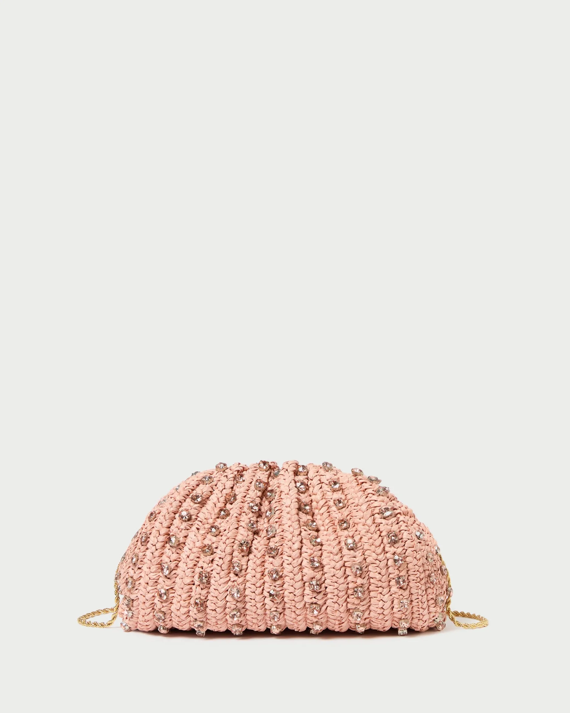 Loeffler Randall Bailey Blush/Crystal Dome Clutch| Clutches