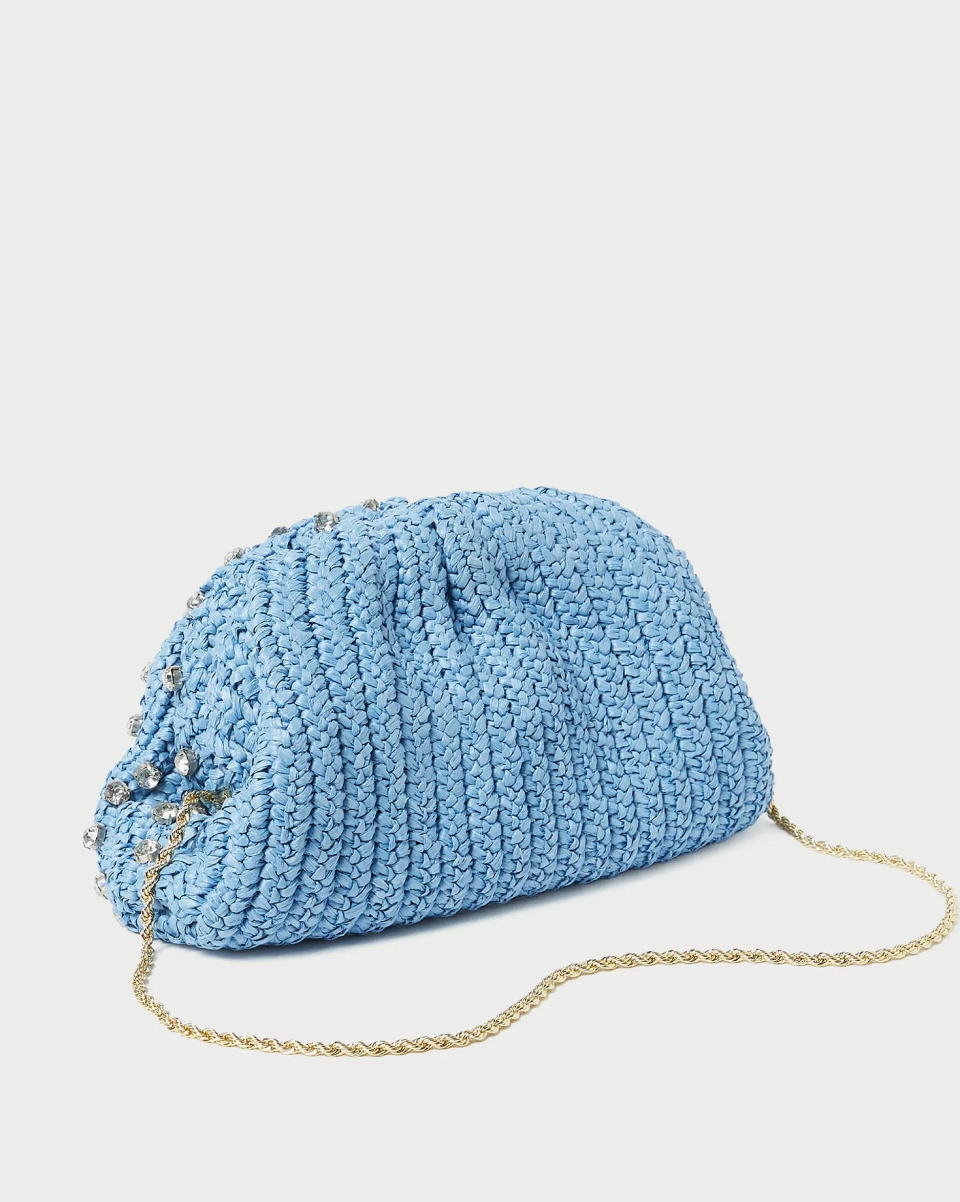 Loeffler Randall Bailey Blush/Crystal Dome Clutch| Clutches