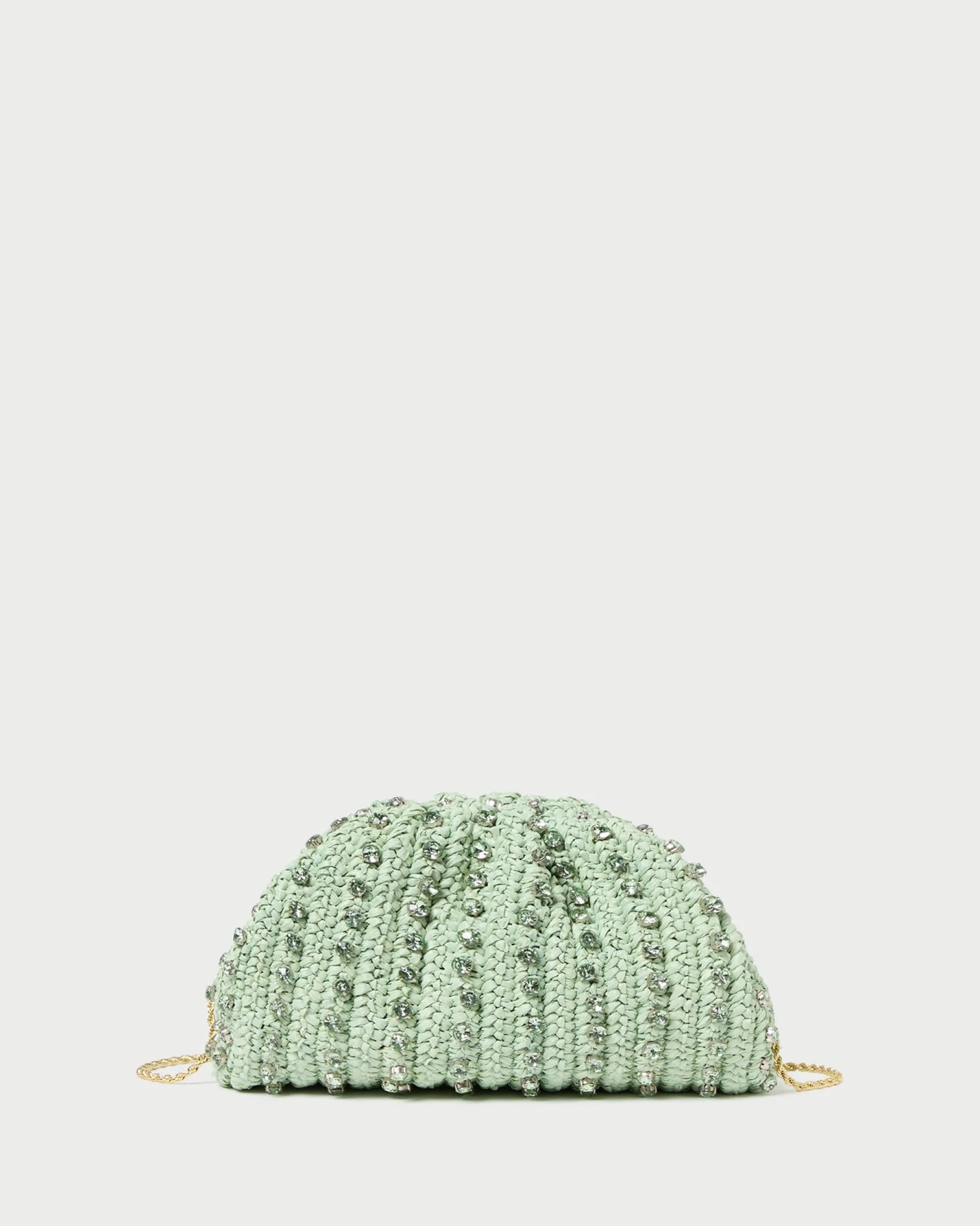 Loeffler Randall Bailey Blush/Crystal Dome Clutch| Clutches