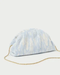 Loeffler Randall Bailey Natural/Crystal Dome Clutch| Event Essentials|Vacation Shop