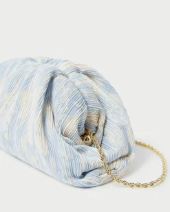 Loeffler Randall Bailey Pleated Dome Clutch| SOMETHING BLUE|FOR THE BRIDE