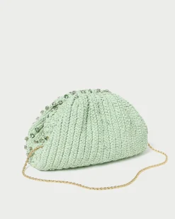 Loeffler Randall Bailey Pleated Dome Clutch| SOMETHING BLUE|FOR THE BRIDE