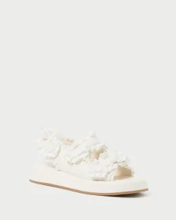 Loeffler Randall Blaise Raffia Platform Sandal| Flat Sandals