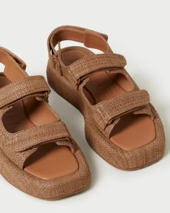 Loeffler Randall Blaise Leather Platform Sandal| Casual Staples|Vacation Shop