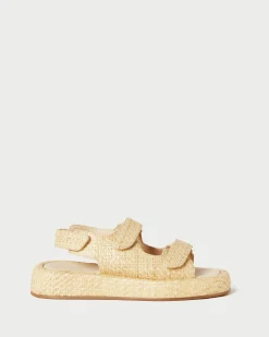Loeffler Randall Blaise Raffia Platform Sandal| Casual Staples|Vacation Shop