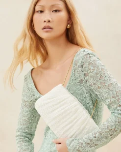 Loeffler Randall Brit Pleated Clutch| Clutches