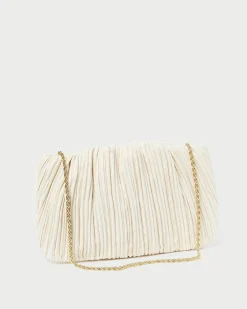 Loeffler Randall Brit Lamé Pleated Clutch| Clutches