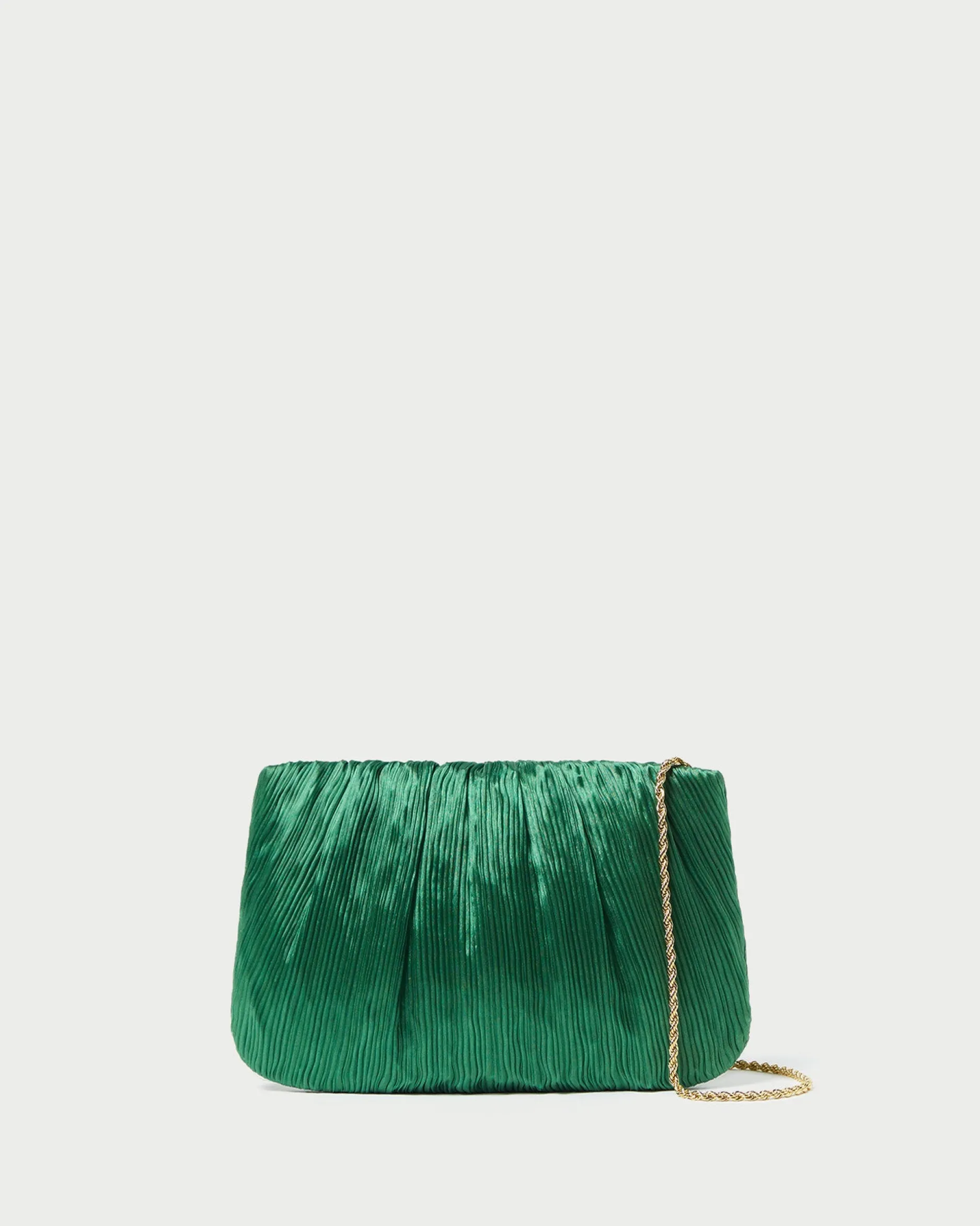 Loeffler Randall Brit Lamé Pleated Clutch| Clutches