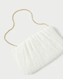 Loeffler Randall Brit Lamé Pleated Clutch| Clutches