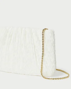 Loeffler Randall Brit Lamé Pleated Clutch| Clutches
