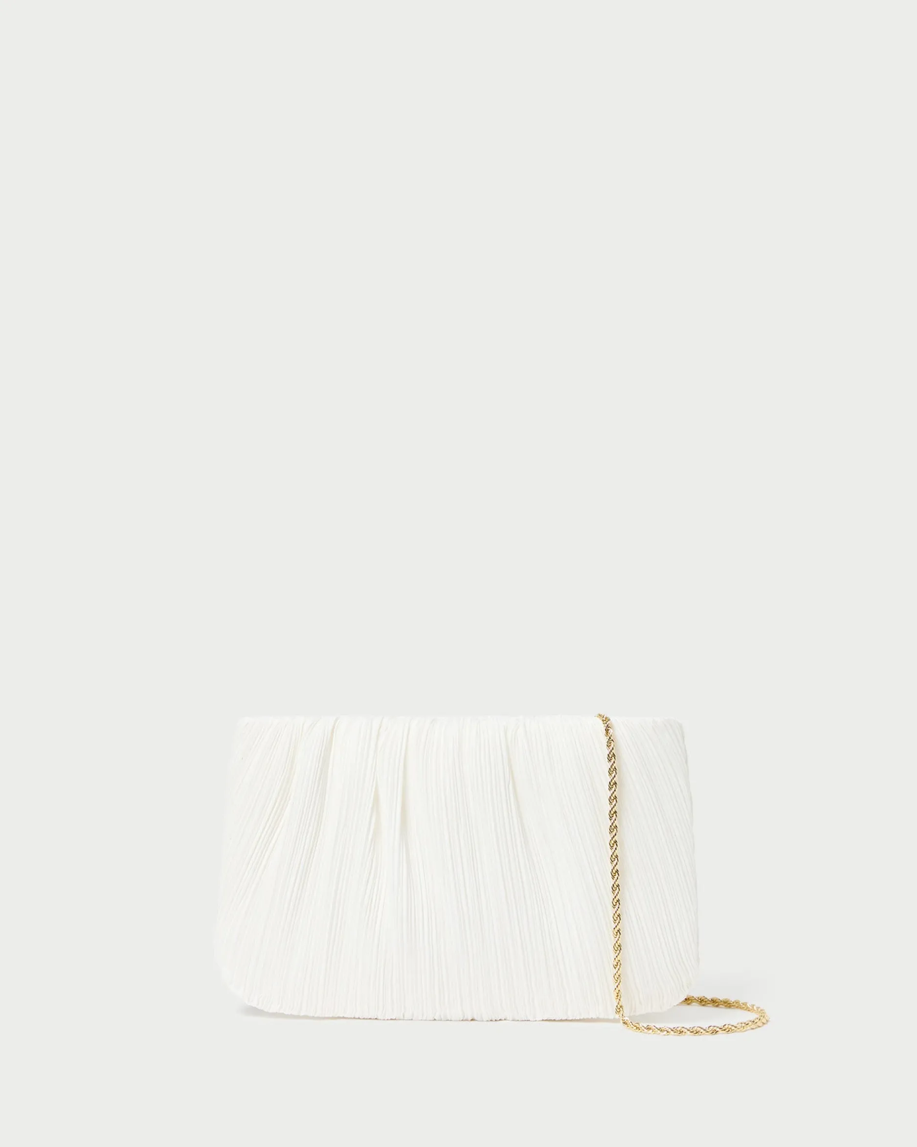 Loeffler Randall Brit Lamé Pleated Clutch| Clutches