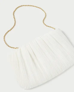 Loeffler Randall Brit Lamé Pleated Clutch| Clutches