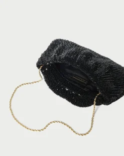 Loeffler Randall Brit Flat Pleated Clutch| SOMETHING BLUE|FOR THE BRIDE