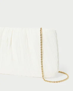 Loeffler Randall Brit Flat Pleated Clutch| SOMETHING BLUE|Clutches