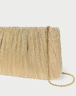 Loeffler Randall Brit Flat Pleated Clutch| SOMETHING BLUE|Clutches