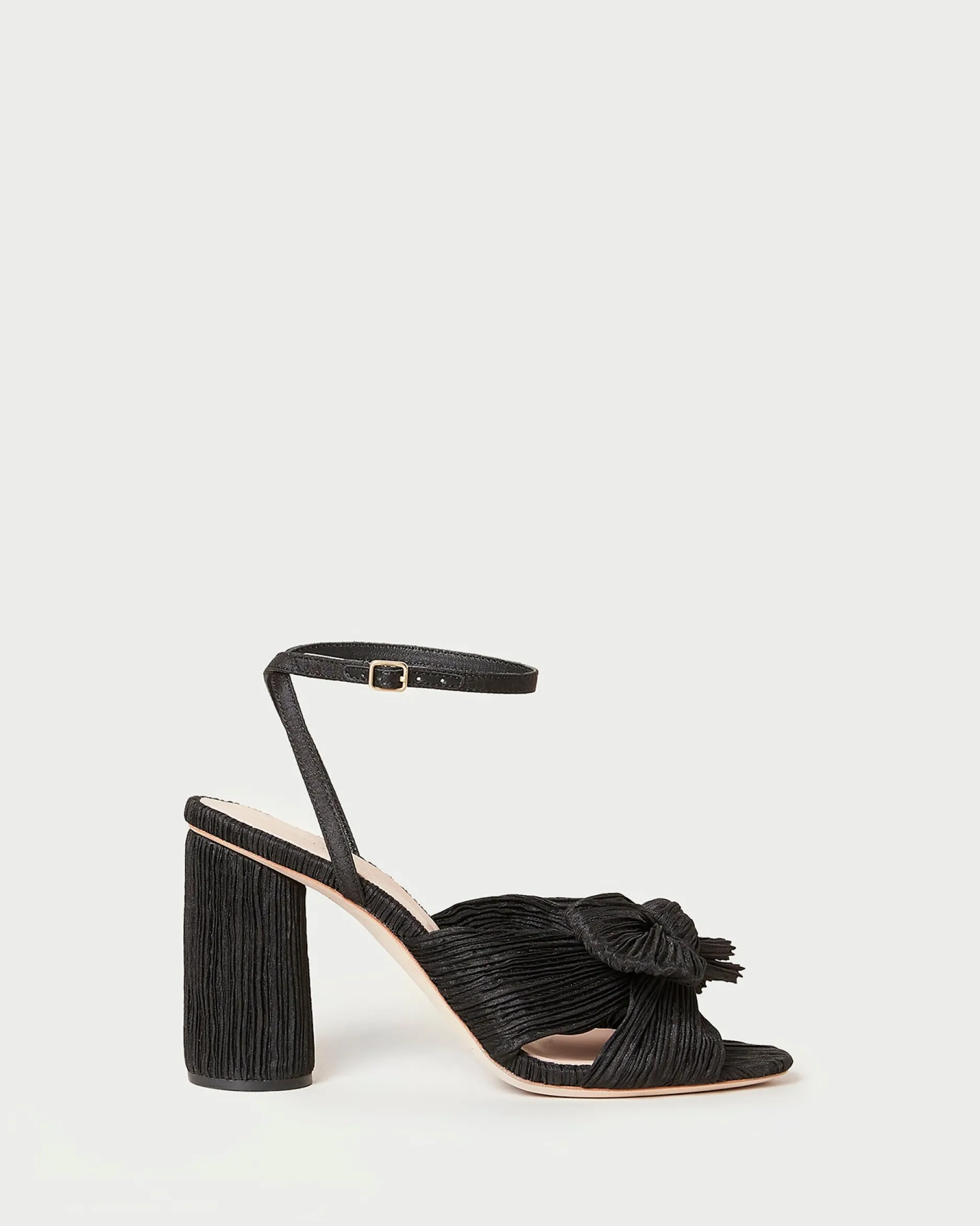 Loeffler Randall Camellia Pleated Bow Heel| Heeled Sandals