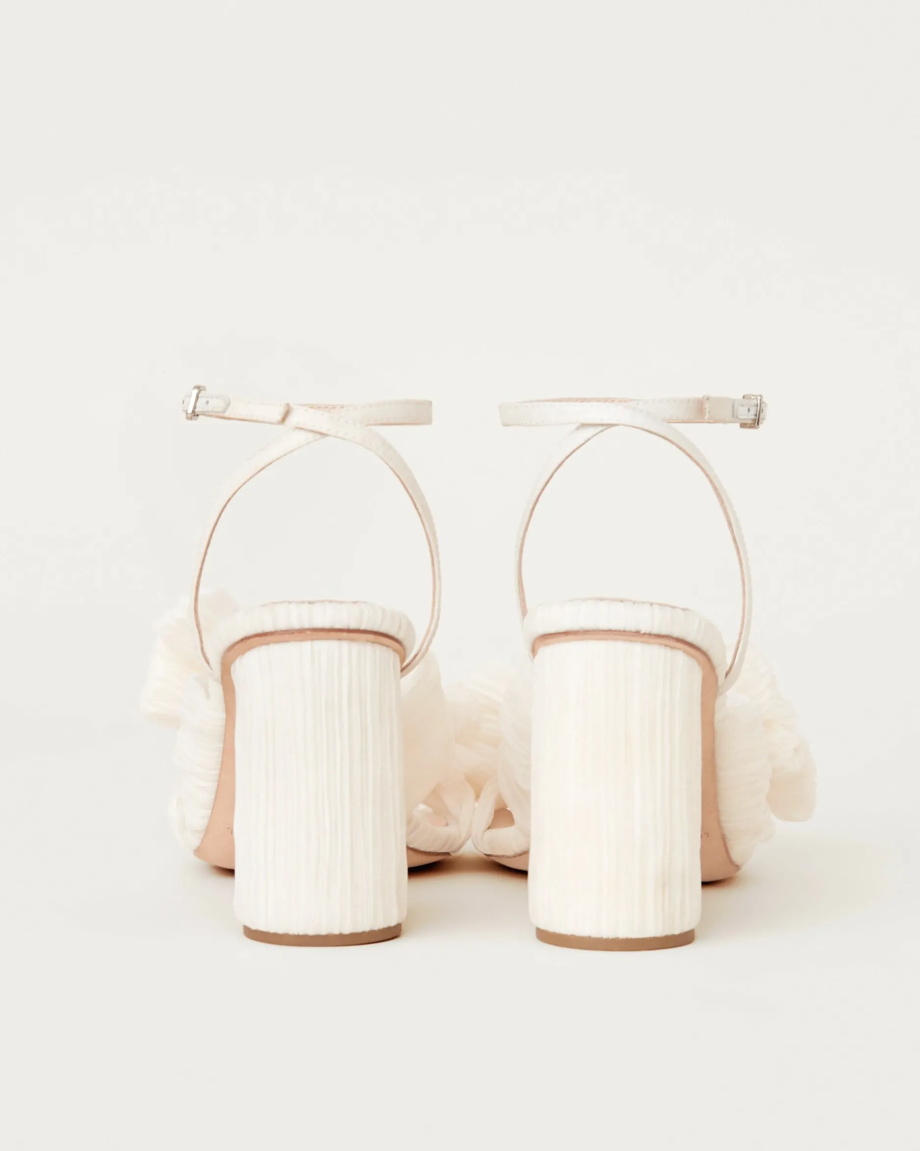 Loeffler Randall Camellia Pleated Bow Heel| Heeled Sandals