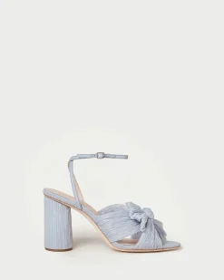 Loeffler Randall Camellia Pleated Bow Heel| SOMETHING BLUE|FOR THE BRIDE