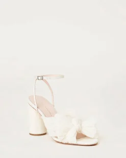 Loeffler Randall Camellia Pleated Bow Heel| FOR THE GUESTS|FOR THE BRIDE