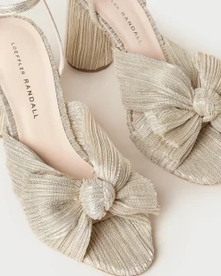 Loeffler Randall Camellia Pleated Bow Heel| SOMETHING BLUE|FOR THE BRIDE
