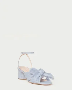 Loeffler Randall Dahlia Blue Floral Bow Heel| SOMETHING BLUE|FOR THE BRIDE
