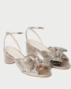 Loeffler Randall Dahlia Pleated Bow Heel| FOR THE GUESTS|FOR THE BRIDE
