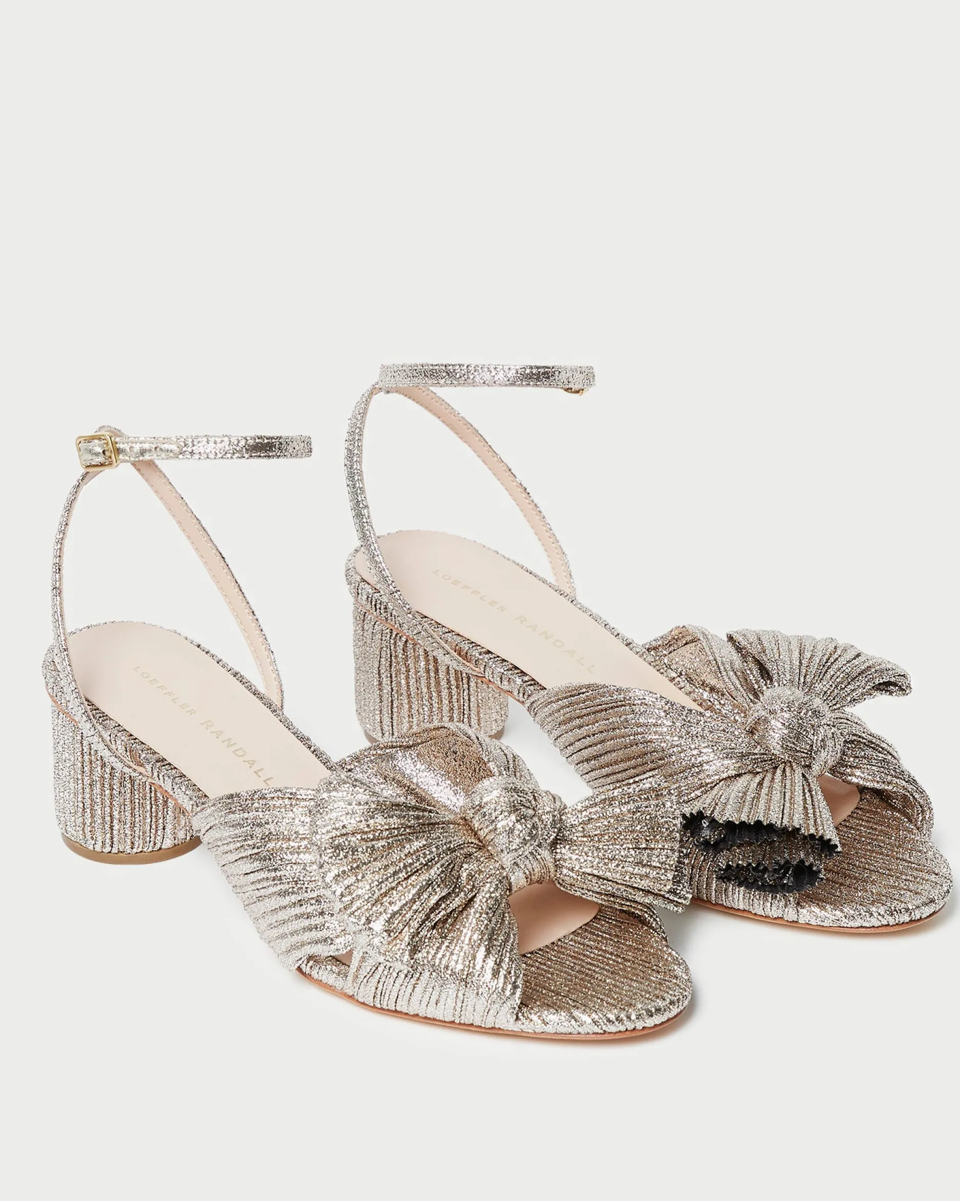 Loeffler Randall Dahlia Pleated Bow Heel| FOR THE GUESTS|FOR THE BRIDE