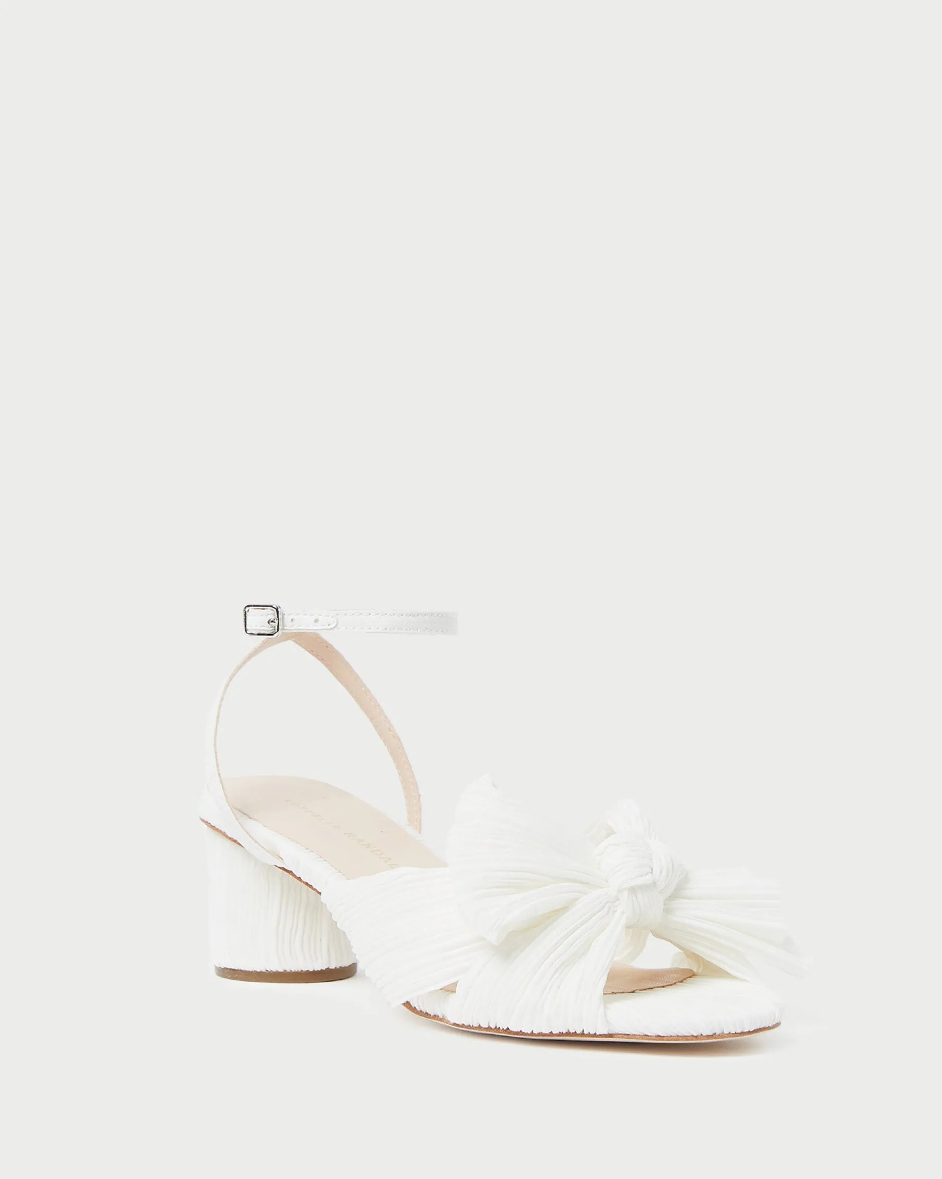 Loeffler Randall Dahlia Pleated Bow Heel| FOR THE GUESTS|FOR THE BRIDE