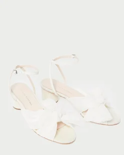 Loeffler Randall Dahlia Pleated Bow Heel| SOMETHING BLUE|FOR THE BRIDE