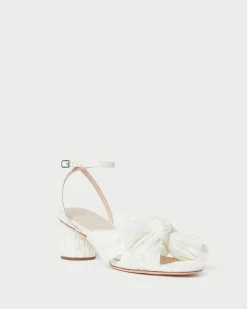Loeffler Randall Dahlia Pleated Bow Heel| SOMETHING BLUE|FOR THE BRIDE