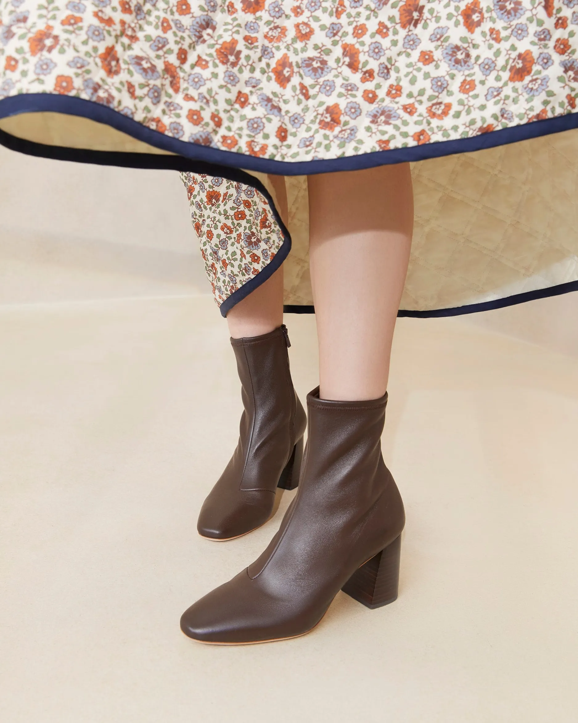 Loeffler Randall Elise Black Stretch Bootie| Boots