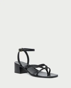 Loeffler Randall Eloise Leather Heeled Sandal| Casual Staples|Heeled Sandals
