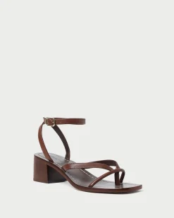 Loeffler Randall Eloise Leather Heeled Sandal| Casual Staples|Vacation Shop