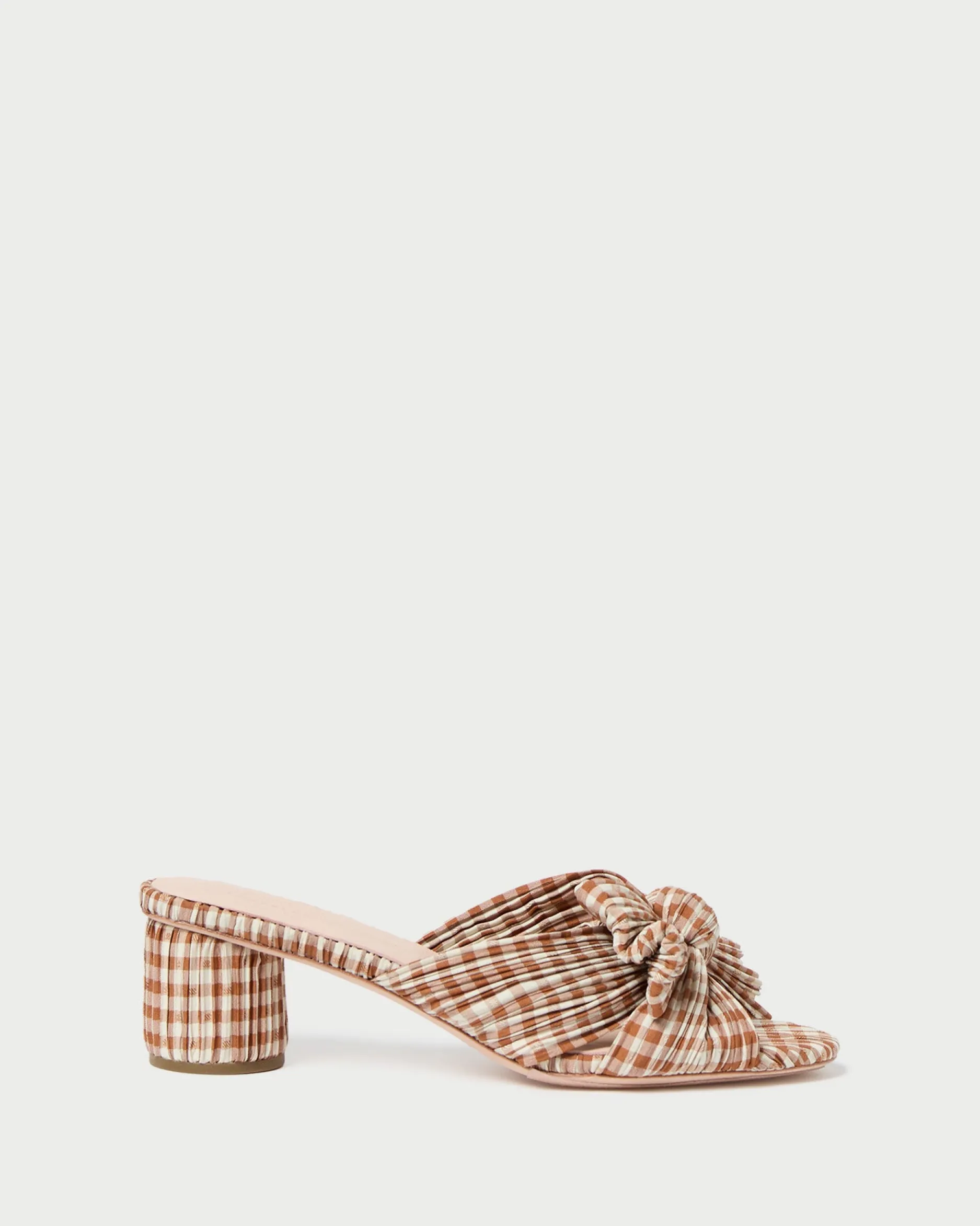 Loeffler Randall Emilia Pleated Bow Heel| Heeled Sandals