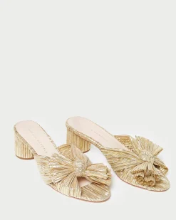 Loeffler Randall Emilia Pleated Bow Heel| FOR THE GUESTS|FOR THE BRIDE