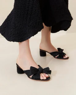 Loeffler Randall Emilia Pleated Bow Heel| FOR THE GUESTS|FOR THE BRIDE