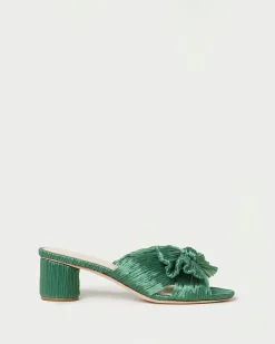 Loeffler Randall Emilia Pleated Bow Heel| FOR THE GUESTS|FOR THE BRIDE