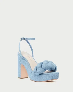 Loeffler Randall Fae Denim Platform Heel| FOR THE GUESTS|FOR THE BRIDE