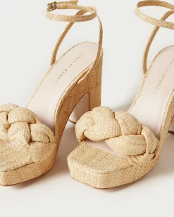 Loeffler Randall Fae Denim Platform Heel| FOR THE GUESTS|FOR THE BRIDE