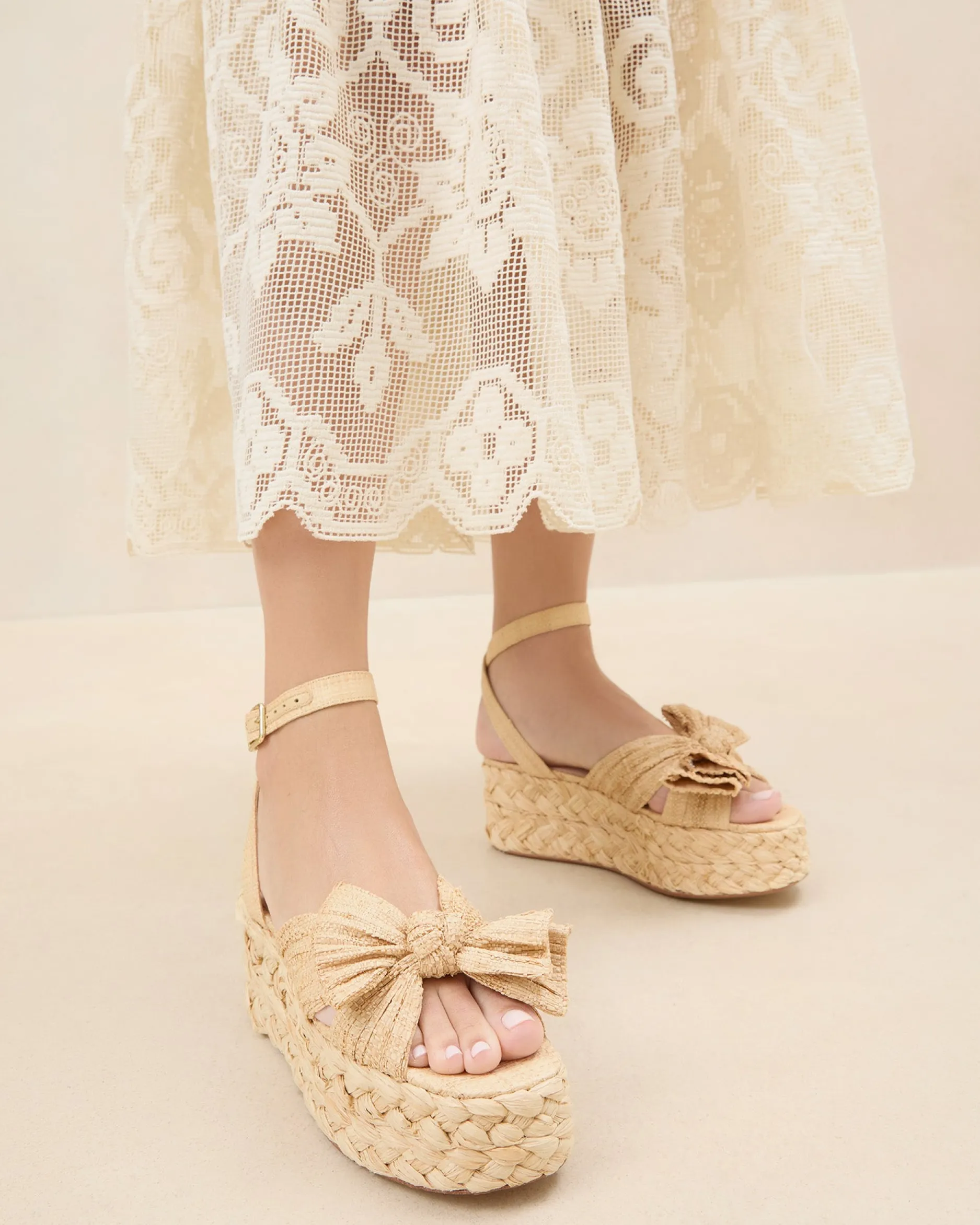 Loeffler Randall Gaby Bow Espadrille| Flats & Loafers