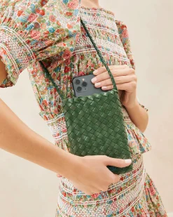 Loeffler Randall Grace Emerald Woven Crossbody| Jessie Loves|Crossbodies