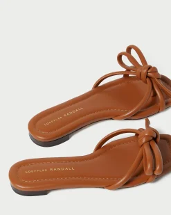 Loeffler Randall Hadley Leather Bow Sandal| SOMETHING BLUE|FOR THE BRIDE