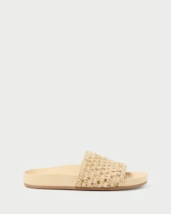 Loeffler Randall Henri Crochet Leather Sandal| Jessie Loves|Flat Sandals
