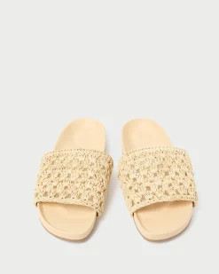 Loeffler Randall Henri Crochet Leather Sandal| Jessie Loves|Flat Sandals