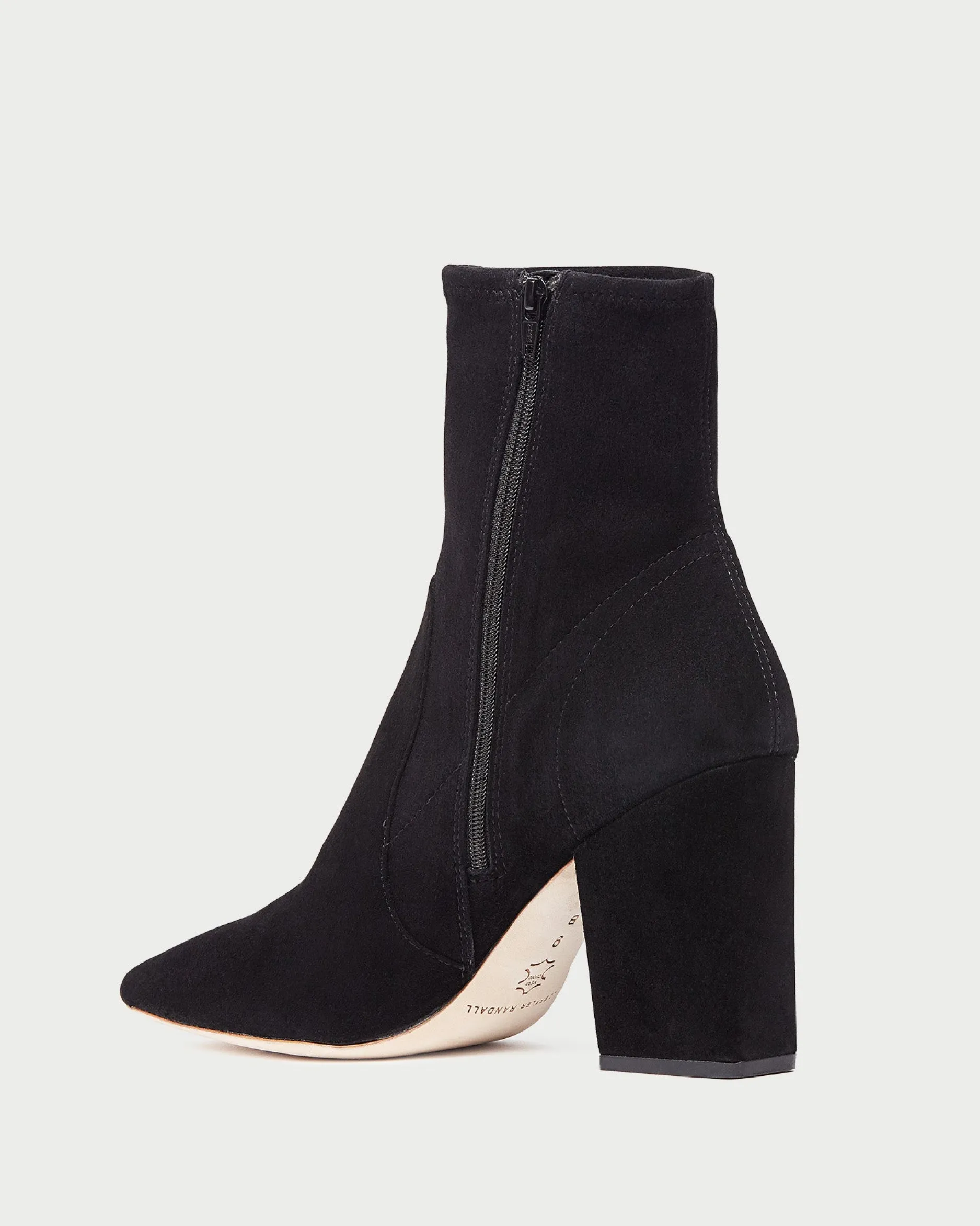 Loeffler Randall Isla Suede Slim Ankle Bootie| Boots
