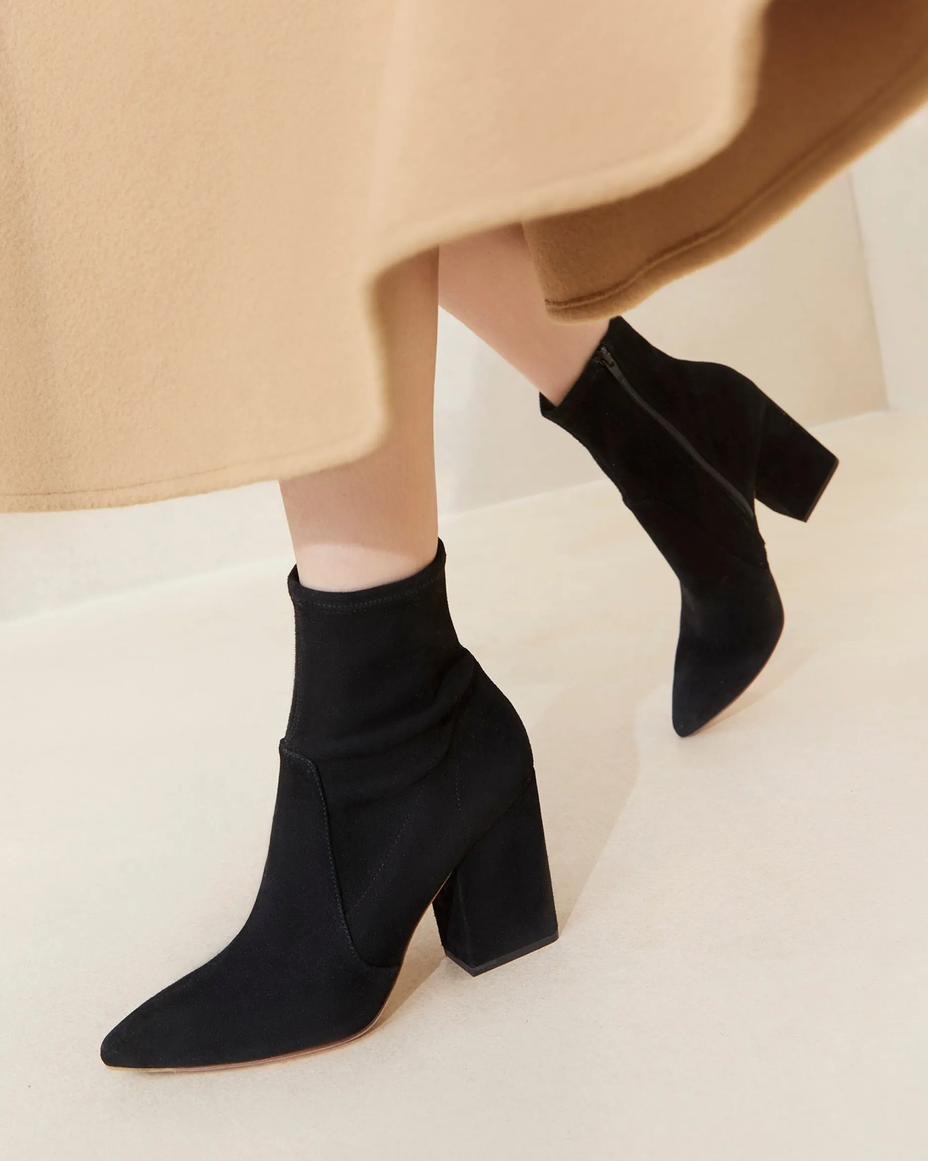 Loeffler Randall Isla Suede Slim Ankle Bootie| Boots