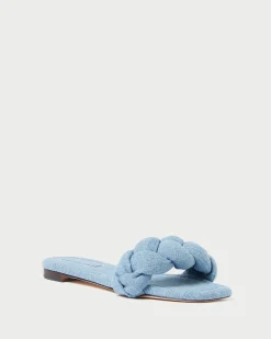 Loeffler Randall Joanna Braided Sandal| Flat Sandals