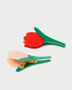Loeffler Randall Juniper Multi Tulip Clip Set| Casual Staples|Vacation Shop